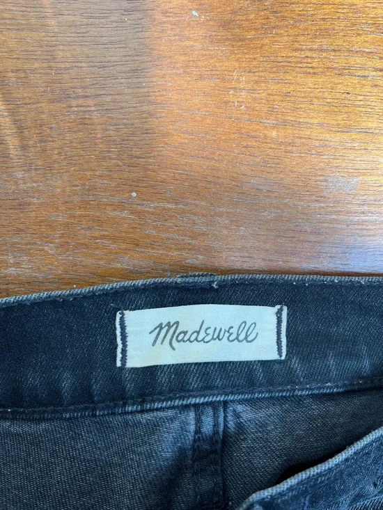 Madewell Perfect Vintage Jean Size 30 Black Denim - Picture 6 of 7
